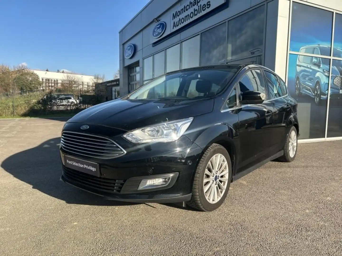 Ford C-Max 1.0 EcoBoost 125ch Stop\u0026Start Titanium Euro6.2 Schwarz - 1