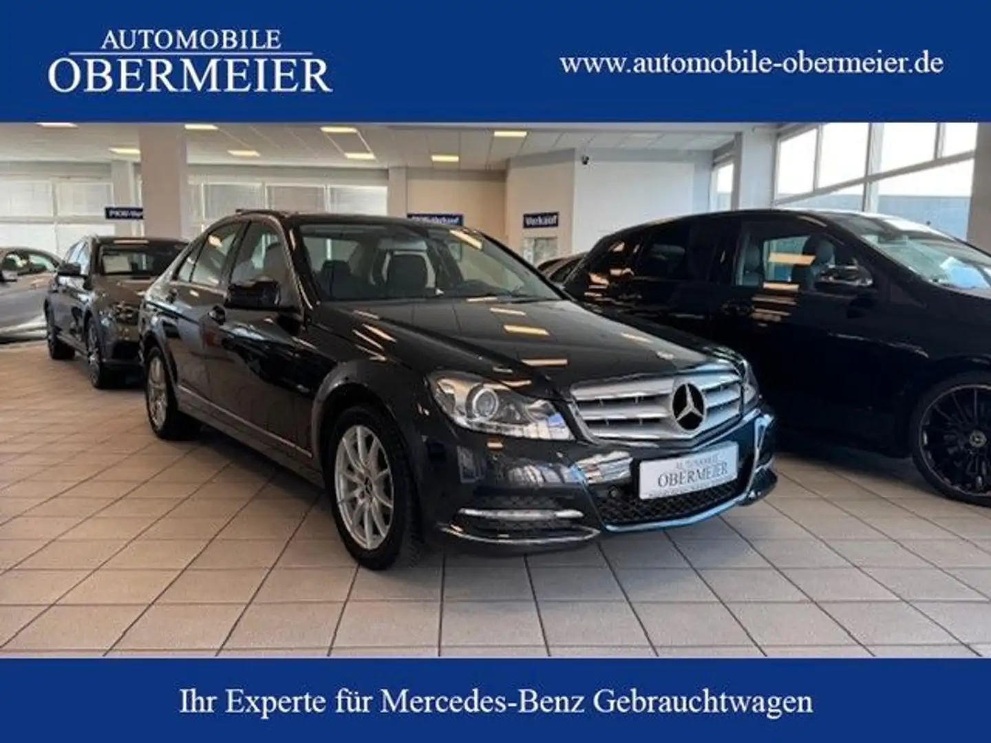 Mercedes-Benz C 180 7G-Tr. PTS Xenon IHC Comand Panorama-SHD Noir - 1