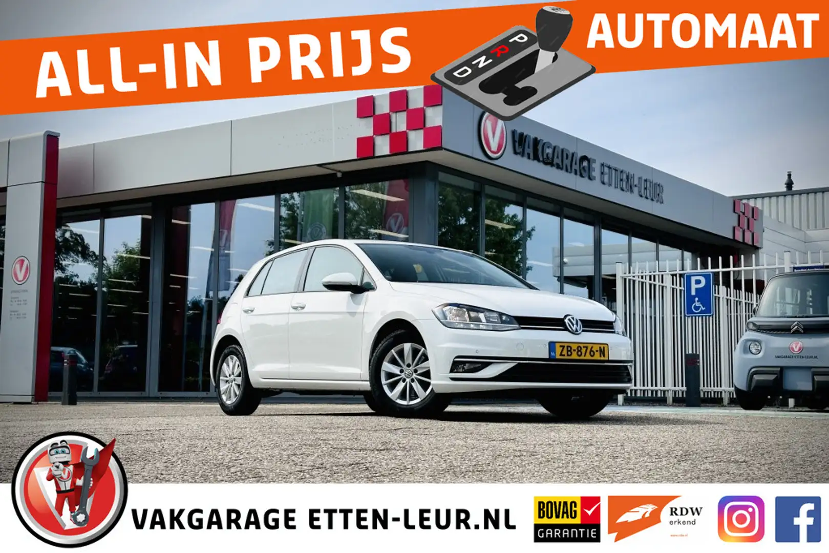 Volkswagen Golf 1.4 TSI Comfortline / APPLE + ANDROID / CLIMA / PD Wit - 1