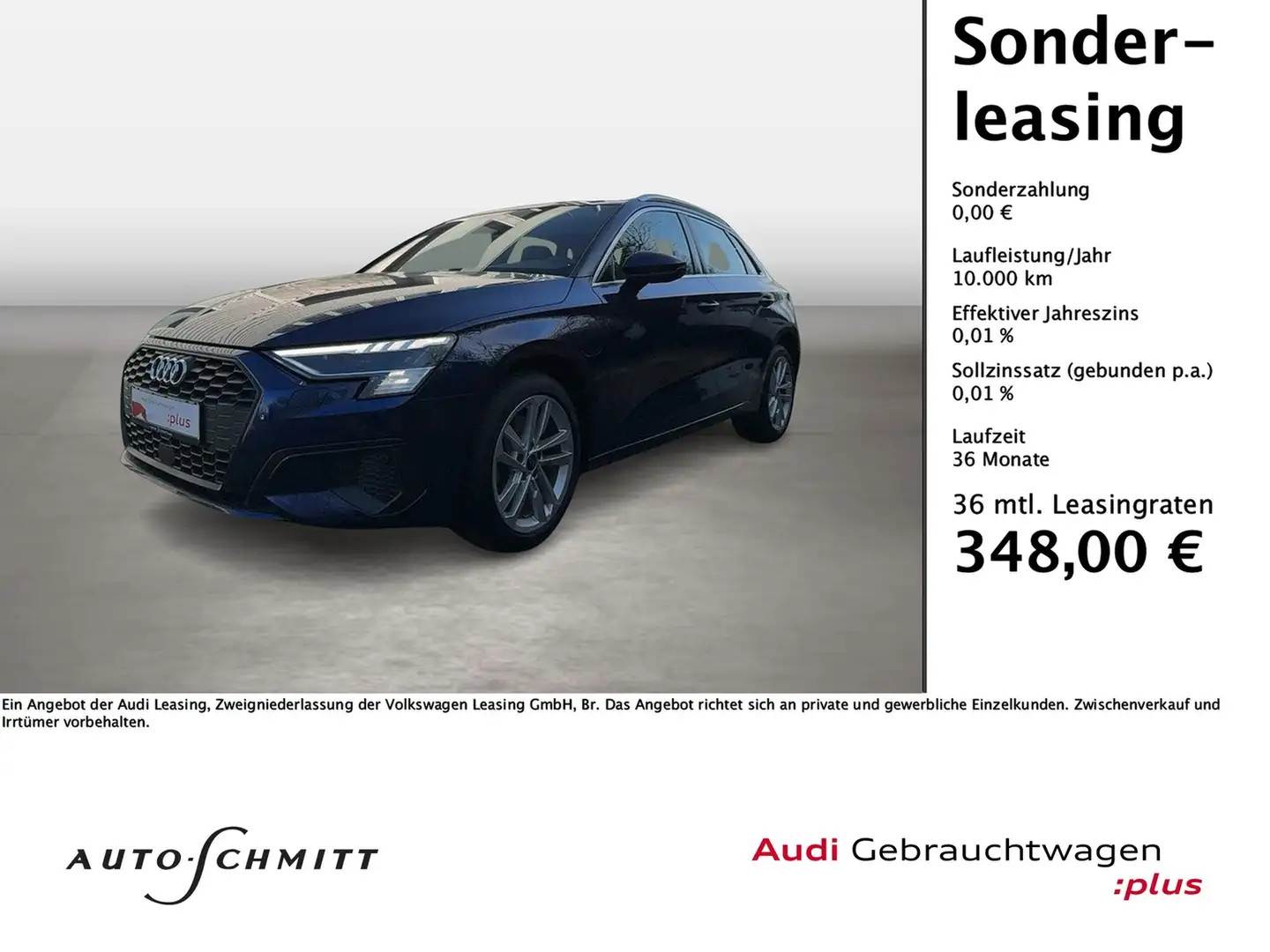 Audi A3 Sportback 40 TFSI e S-tronic Assistenz Paket Na... Blauw - 1