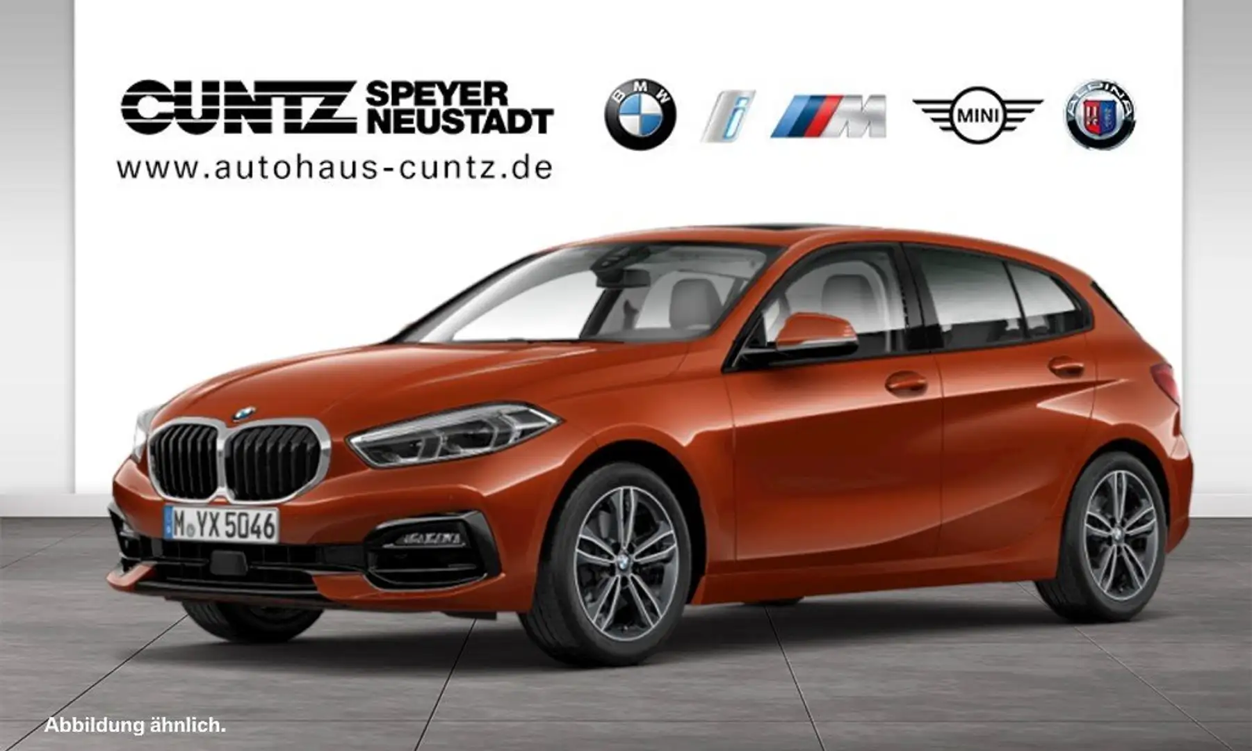 BMW 118 i Sport Line LED-Scheinwerfer Panorama Sitzheizung Orange - 2