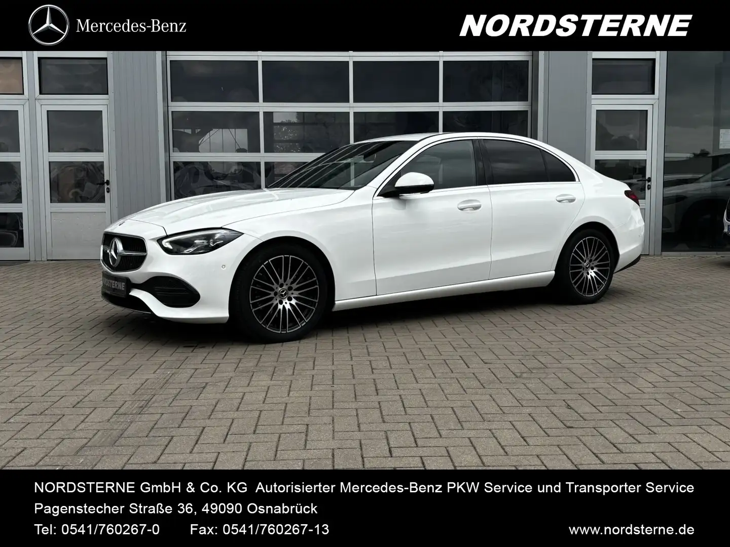 Mercedes-Benz C 200 C 200 d AVANTGARDE+MBUX+KAMERA+LED+NAVI+LENKHZNG Blanc - 1