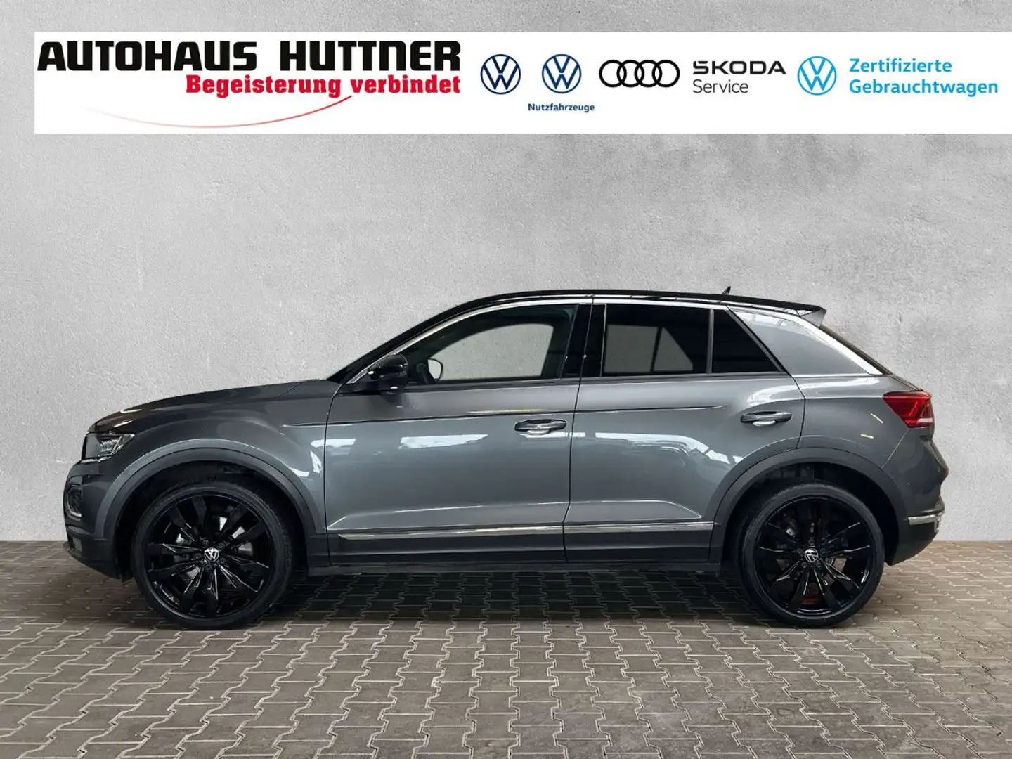 Volkswagen T-Roc SPORT 1.5 TSI DSG AHK NAVI LED ACC BLUETOOTH Gris - 2