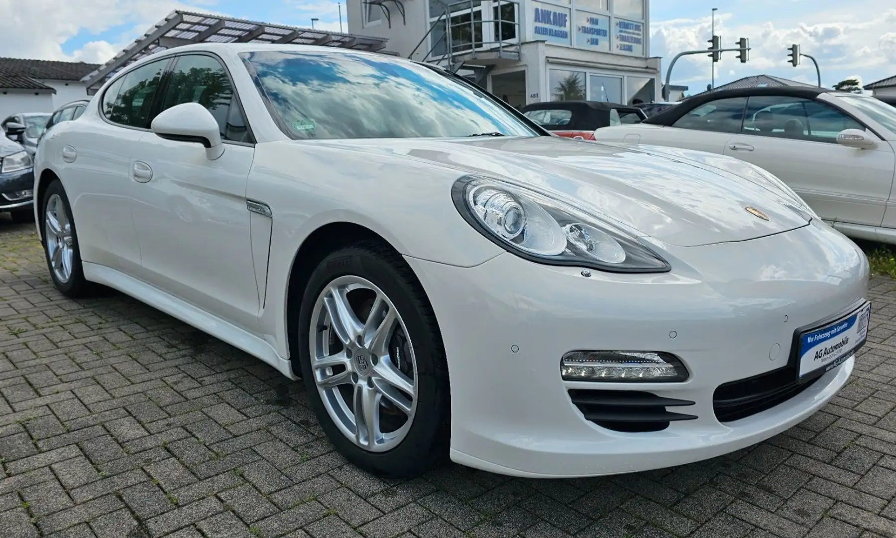 Porsche Panamera Diesel"Navi"Bi-Xenon"Schiebedach Weiß - 1