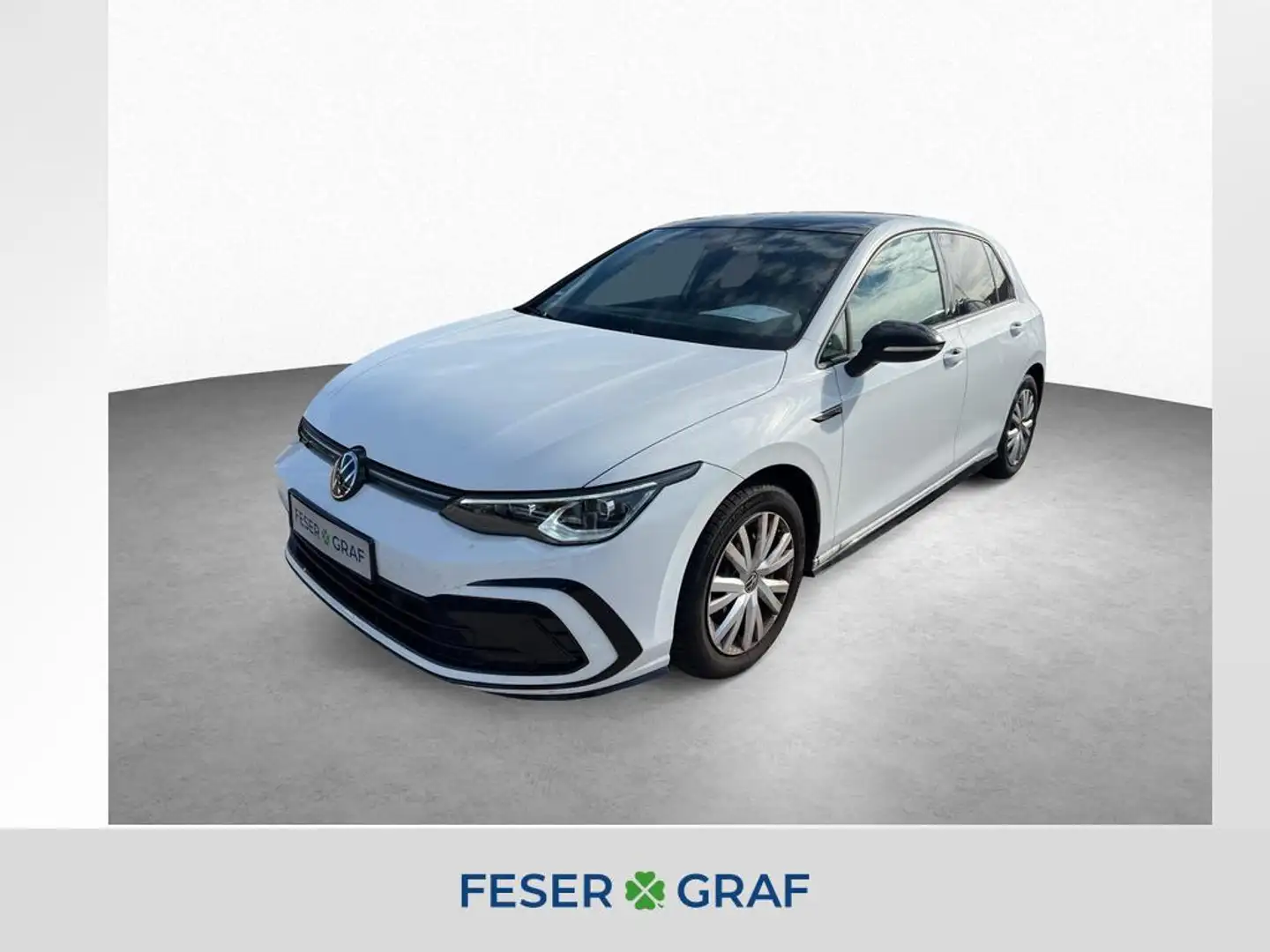 Volkswagen Golf VIII R-Line 1.5 eTSI DSG BLACK STYLE*MATRIX Blanc - 1