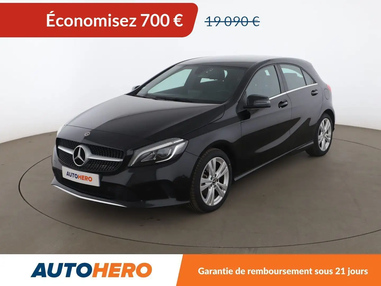 Mercedes-Benz A 180 180 Sensation 7G-DCT Noir - 1