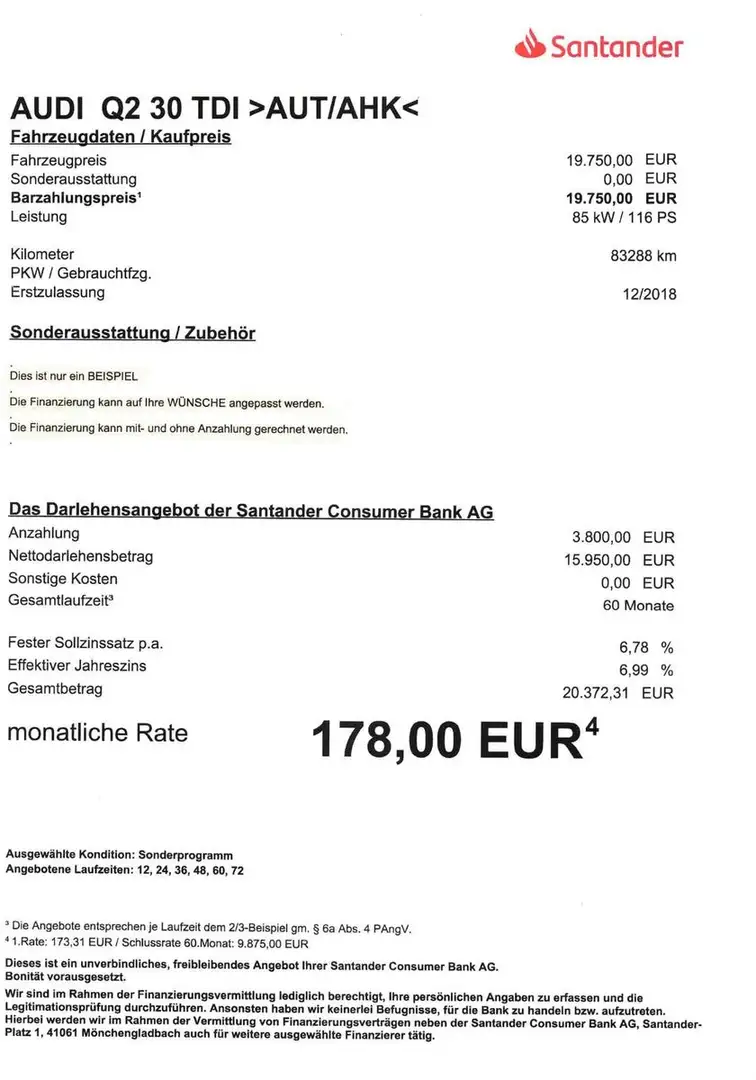 Audi Q2 30 TDI  AUT/AHK /NAVI/TEMP/Einparkhilfe Weiß - 2