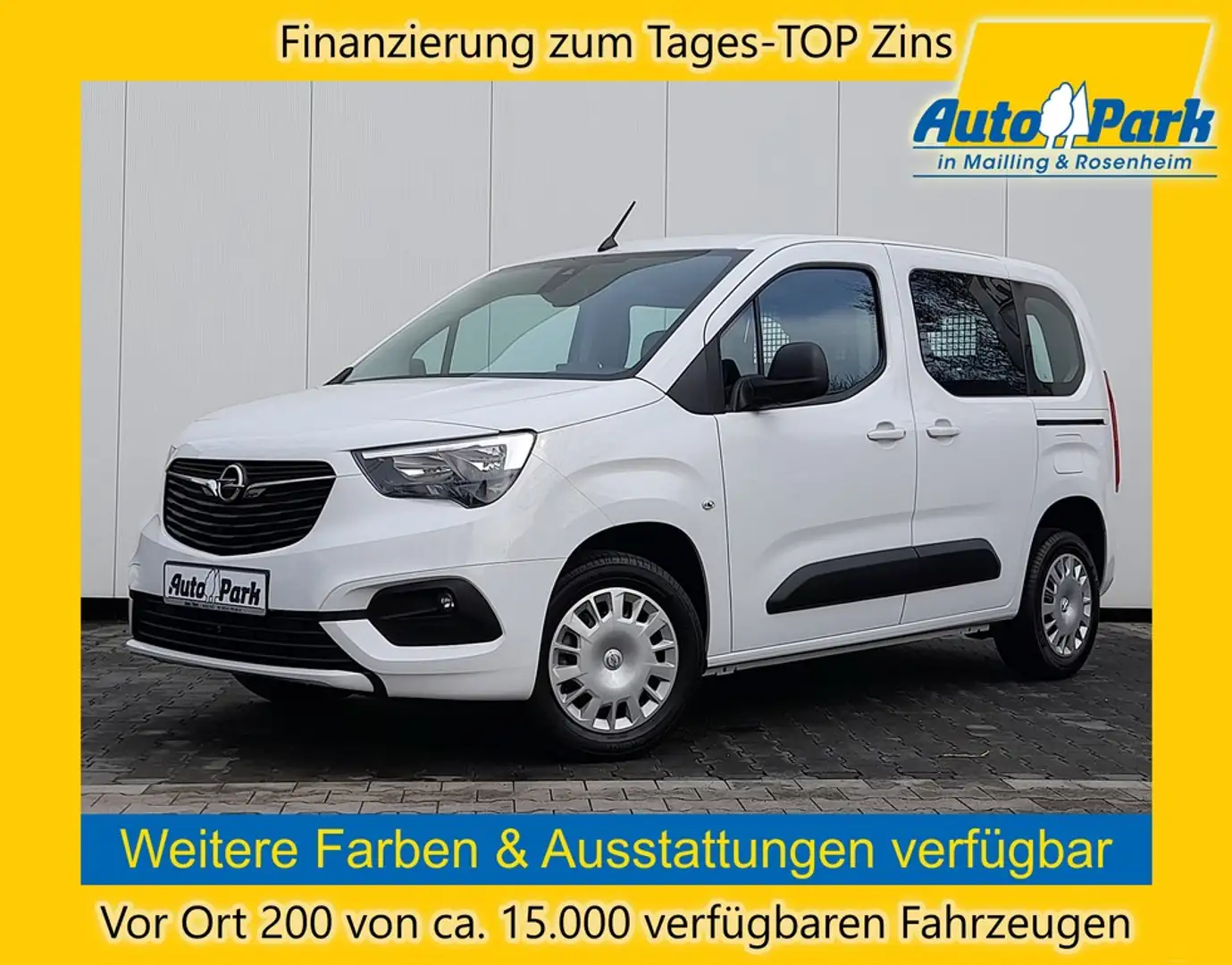 Opel Combo Life 1.2 Edition Plus NAVI~GRA~RFK~DAB~KLIMA Biały - 1