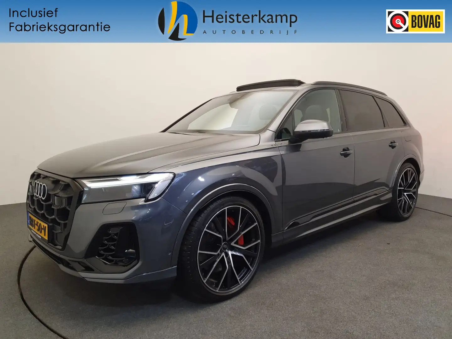 Audi Q7 55 TFSI e quattro Pro Line S Wegklapbare trekhaak, Gris - 1