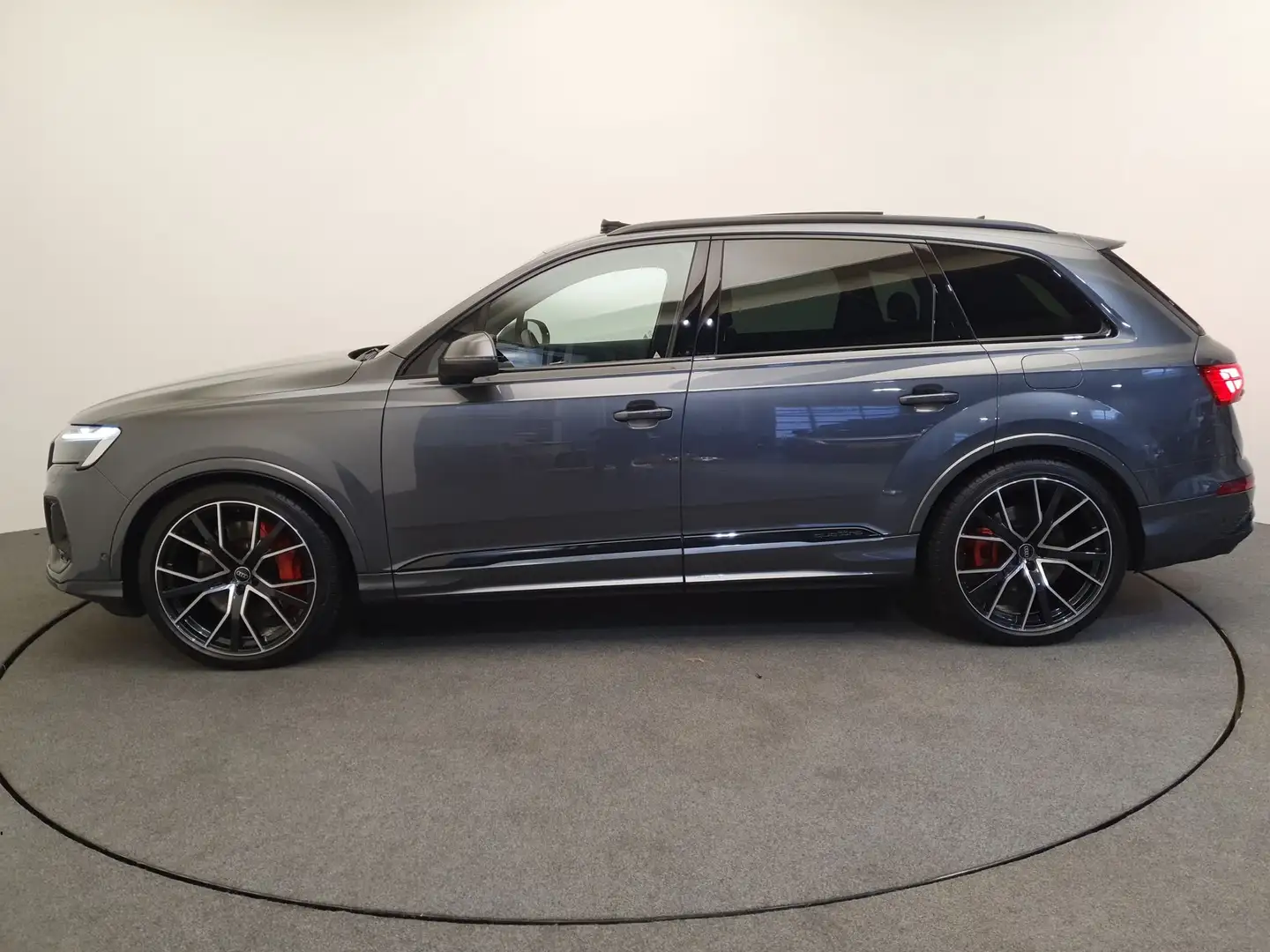 Audi Q7 55 TFSI e quattro Pro Line S Wegklapbare trekhaak, Gris - 2