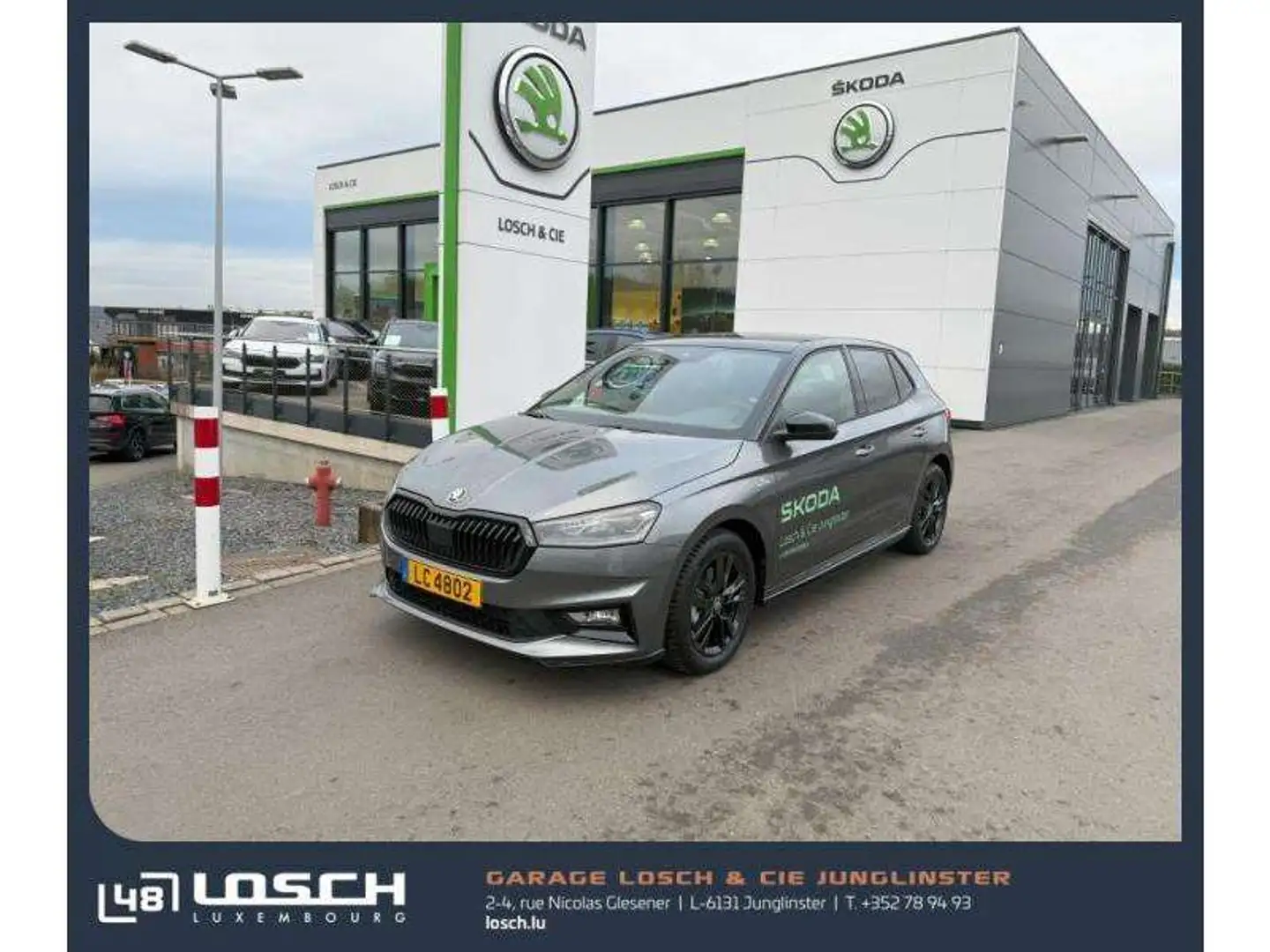 Skoda Fabia Monte Carlo Gris - 1