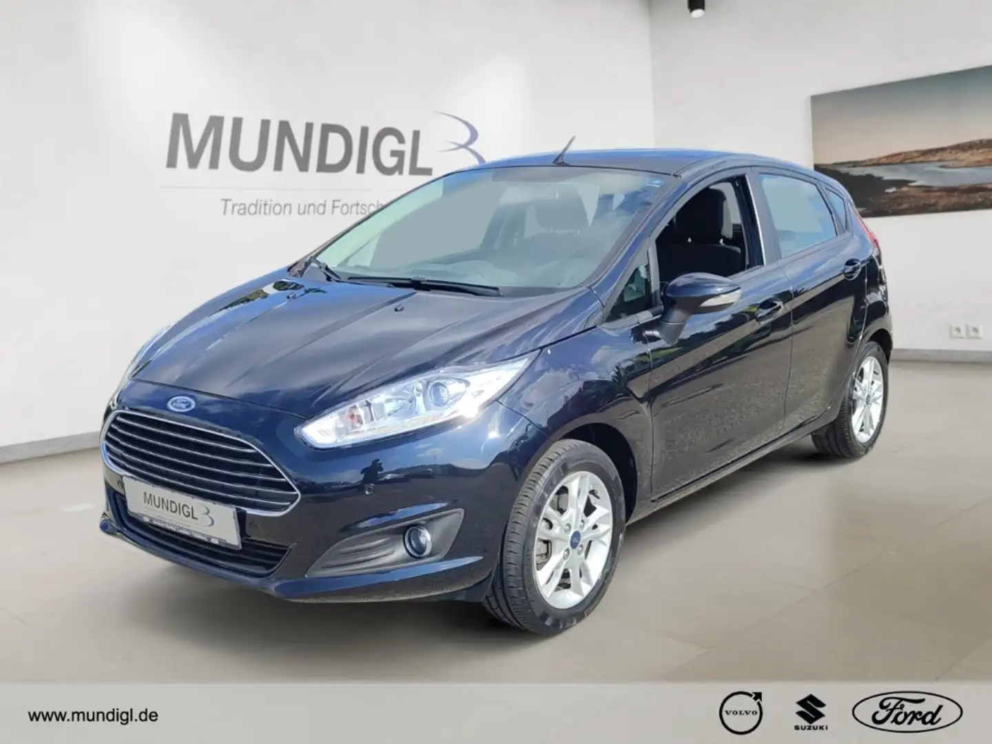 Ford Fiesta Trend SHZ Notbremsass. Tel.-Vorb. PDCv+h Berganfah Noir - 1