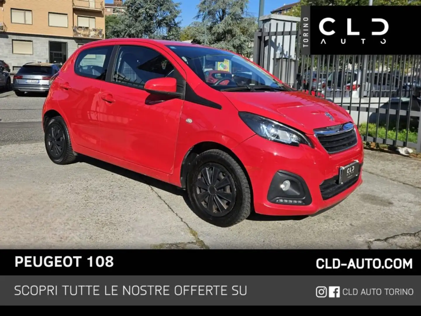 Peugeot 108 VTi 68 5 porte Rosso - 1