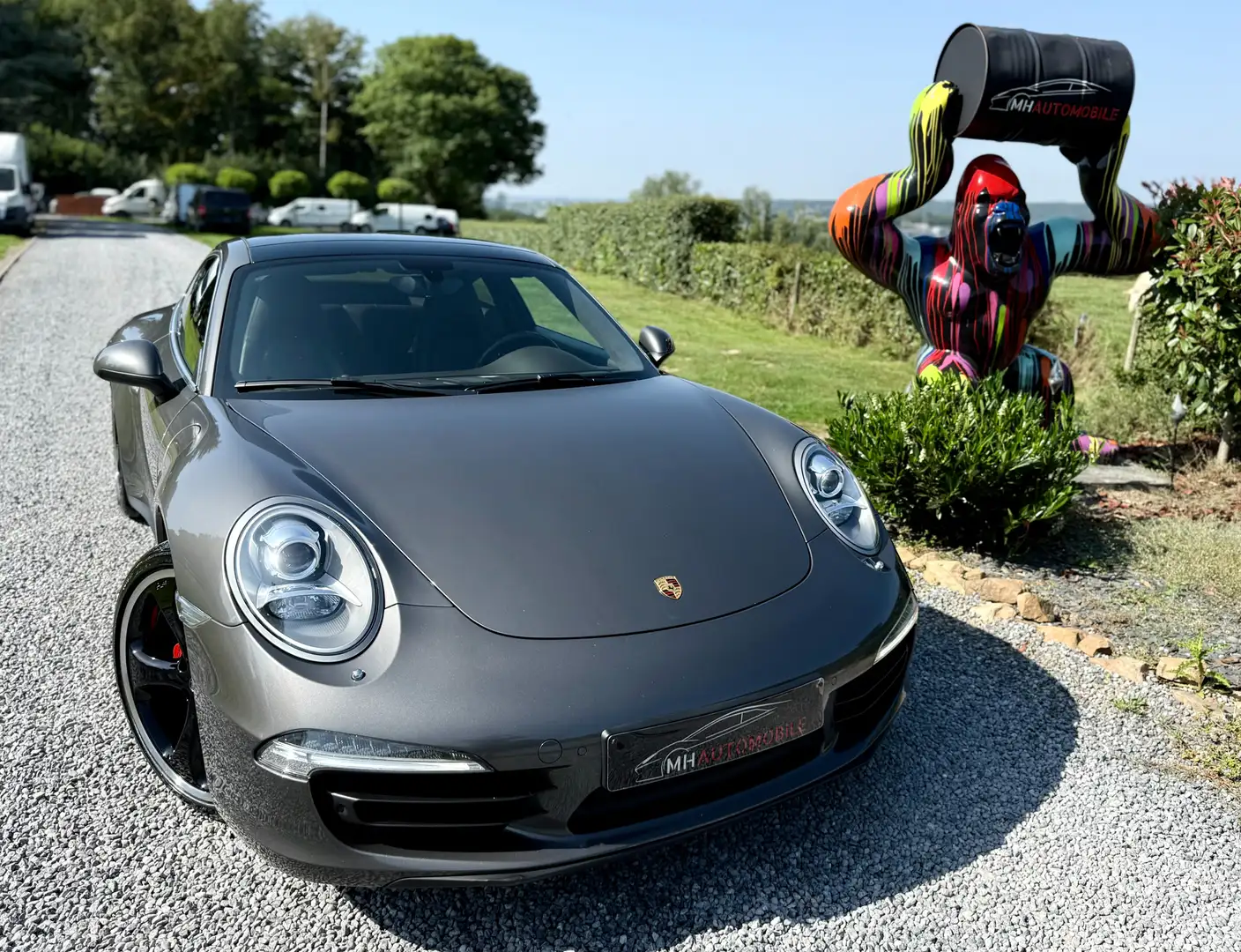 Porsche 911 Carrera 4 3.4i Coupé PDK // BELGE // Grau - 2