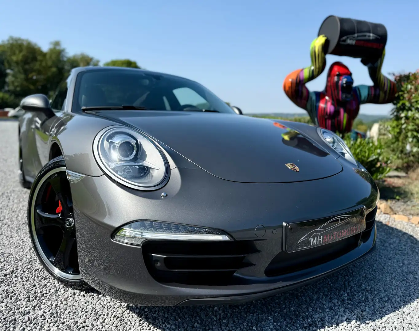 Porsche 911 Carrera 4 3.4i Coupé PDK // BELGE // Grau - 1