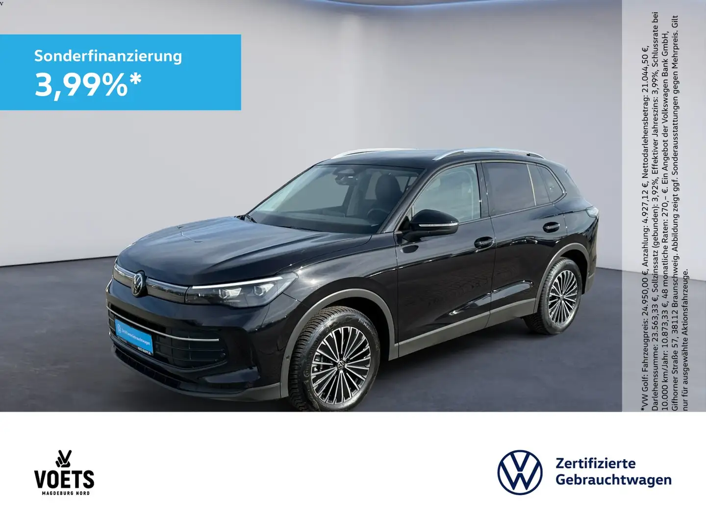 Volkswagen Tiguan 2.0TDI LIFE LED+AHK+Navi+Sitzhzg. Negro - 1