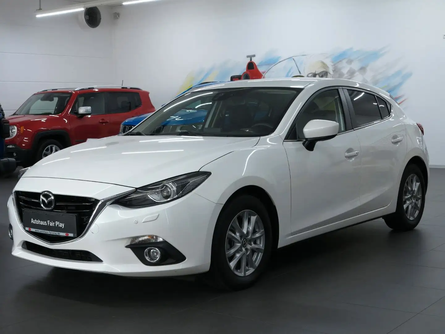 Mazda 3 Sports-Line/BOSE/HUD/1.HAND/UNFALLFREI ! White - 1