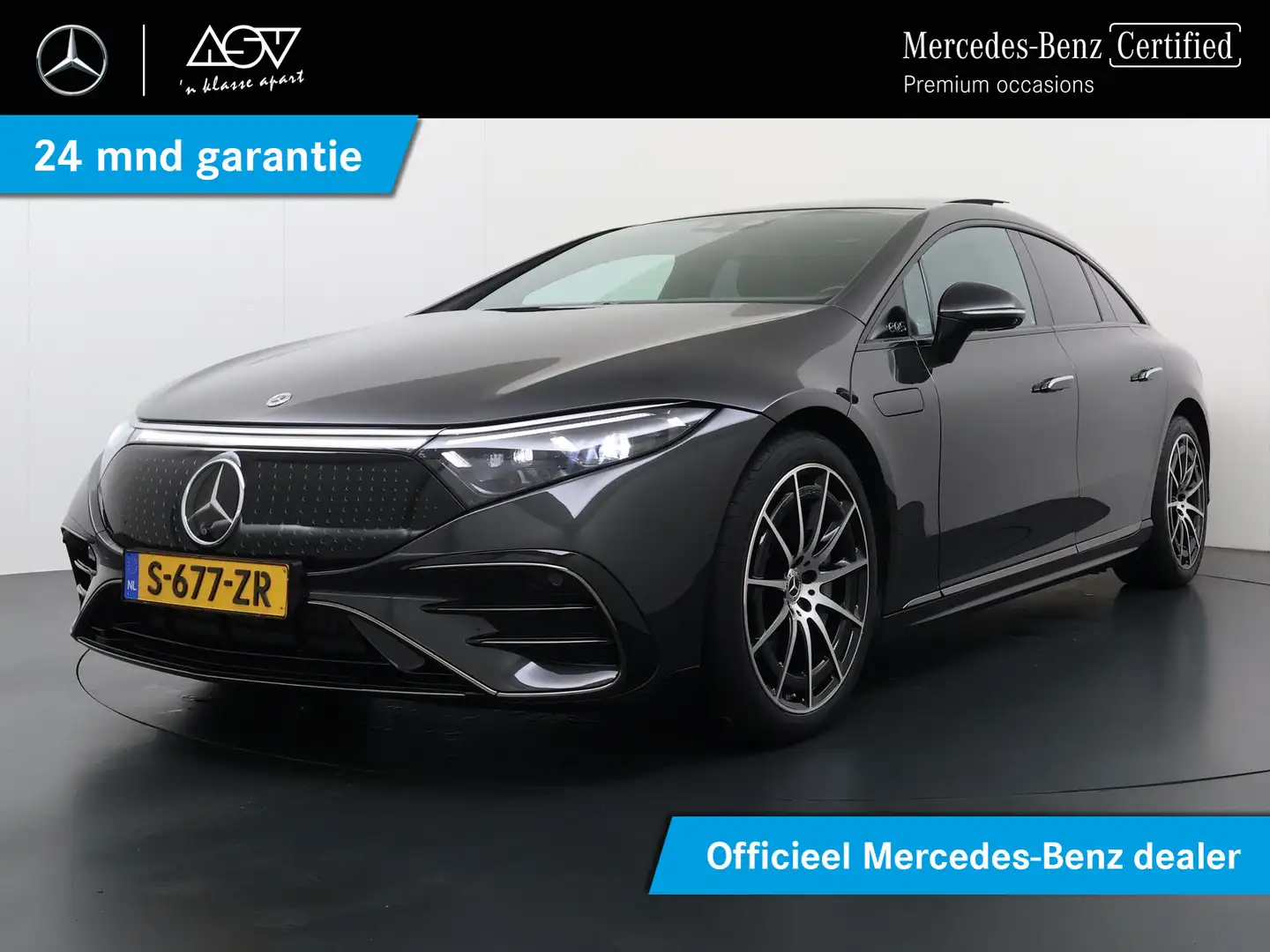 Mercedes-Benz EQS 450+ AMG Line 108 kWh | BTW Verrekenbaar | Panoram Grijs - 1