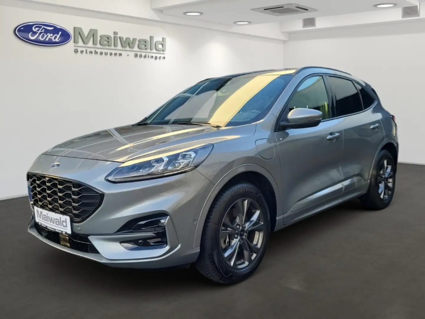Ford Kuga Plug-In Hybrid ST-Line X AHK-klappbar El. Panodach Argent - 1
