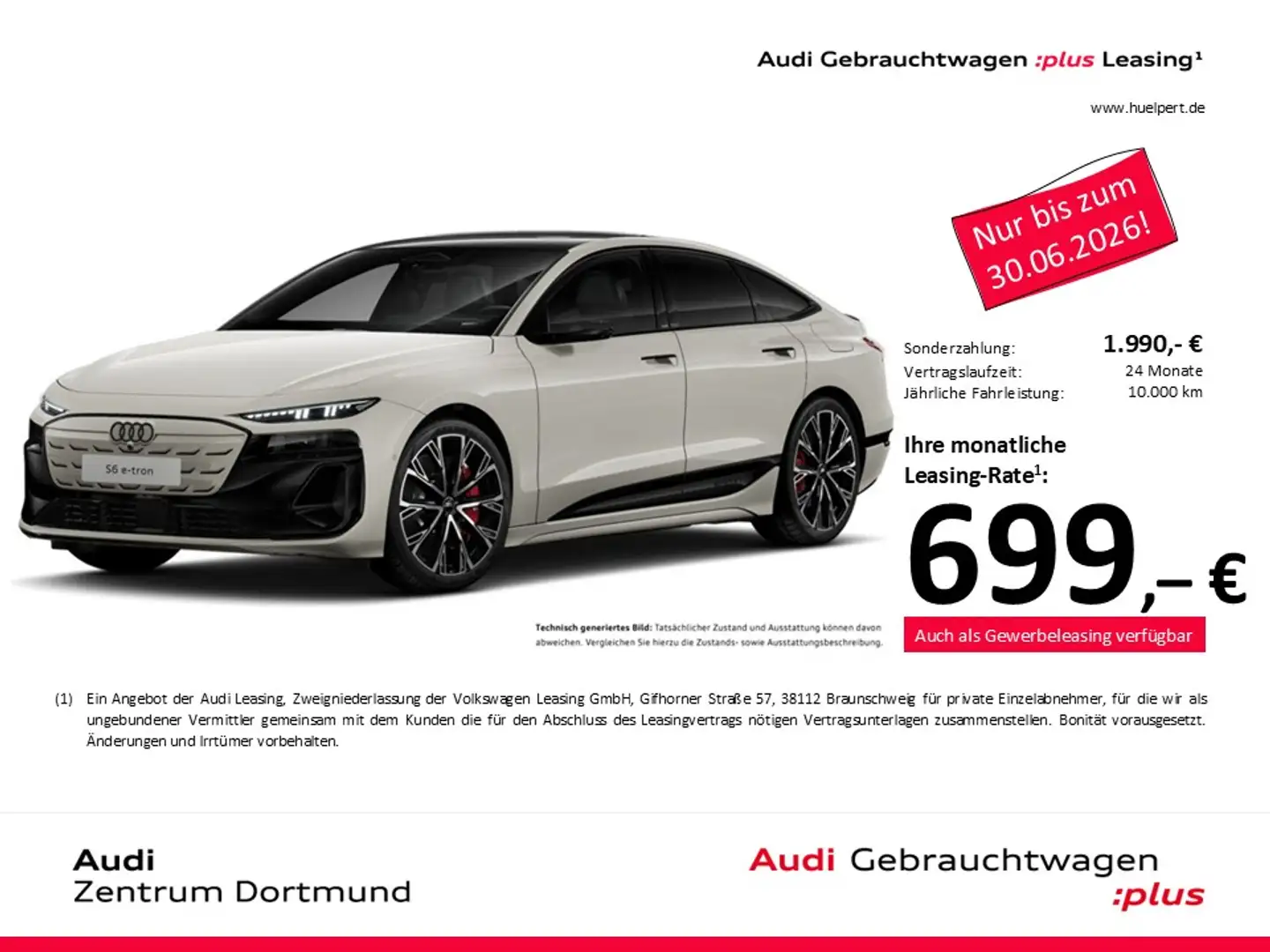 Audi S6 e-tron Sportback quattro PANO B&O AHK 360°CAM Beige - 2