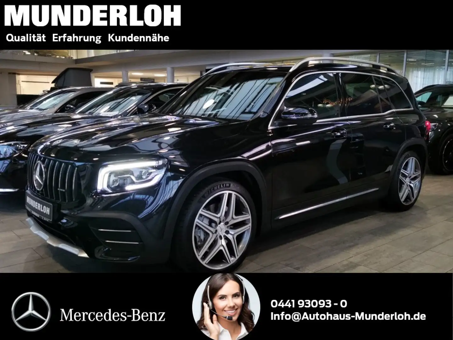 Mercedes-Benz GLB 35 AMG AMG GLB 35 4MATIC AMG Line STDHZG+MULTIBEAM LED Noir - 2