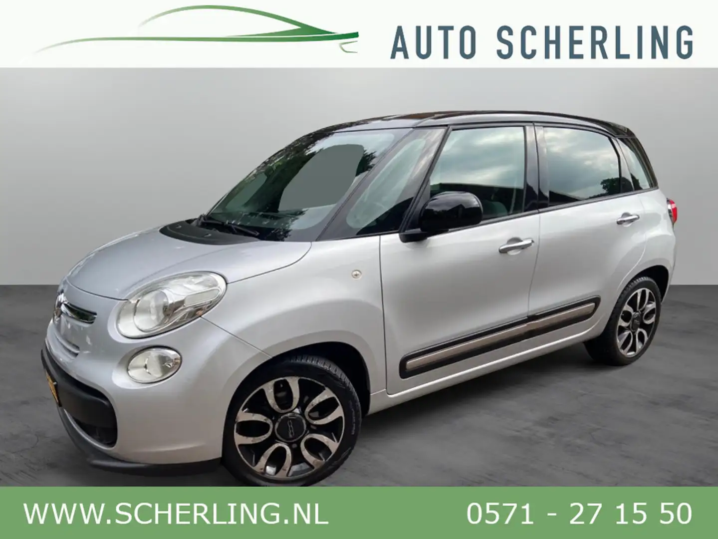 Fiat 500L 0.9 TwinAir Turbo 105pk Cruise, PDC, Trekhaak, 17” Grijs - 1