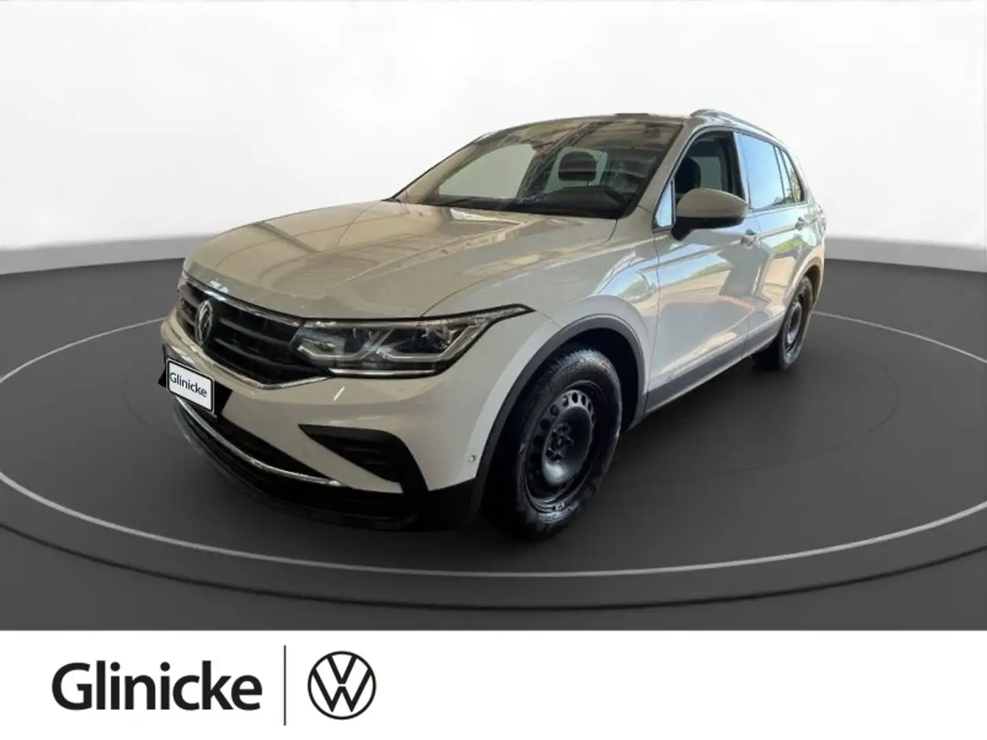 Volkswagen Tiguan 2.0 TDI DSG AHK SHZ Matrix Navi Ambiente Weiß - 1