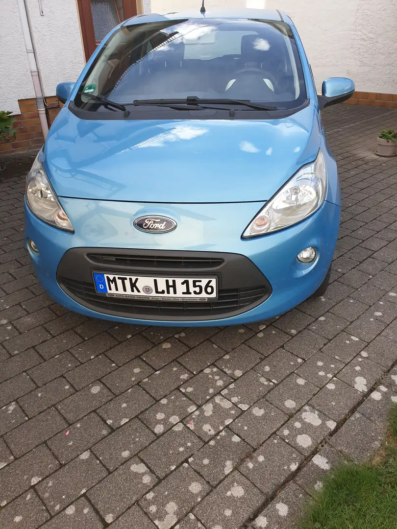 Ford Ka/Ka+ TITANIUM+KLIMA+CD-RADIO+SITZHZ+8FACH BER.+SCHECKH. Blau - 2