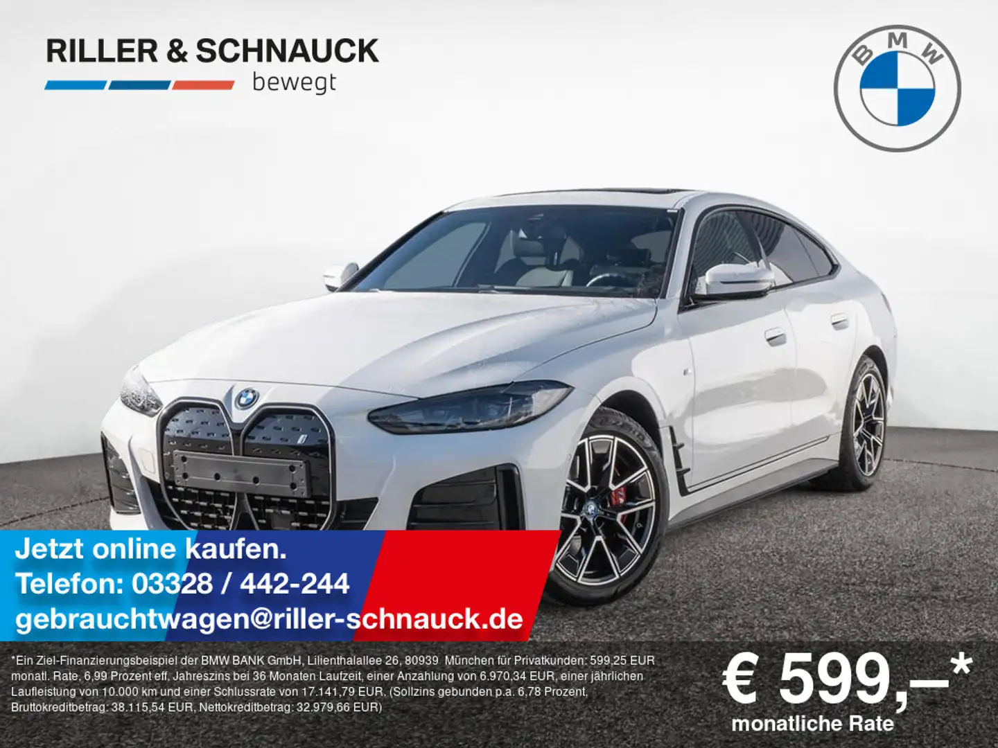 BMW i4 Gran Coupe 35 eDrive M-Sport NAVI+eGSD+KAM Blanco - 1