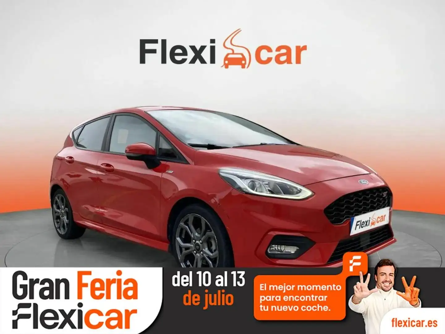 Ford Fiesta 1.1 PFI GLP 55kW (75CV) ST-Line Rood - 1