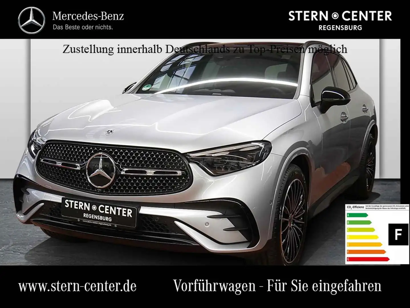 Mercedes-Benz GLC 300 4MATIC AMG MBUX Night Ambiente LED Pano Argent - 1