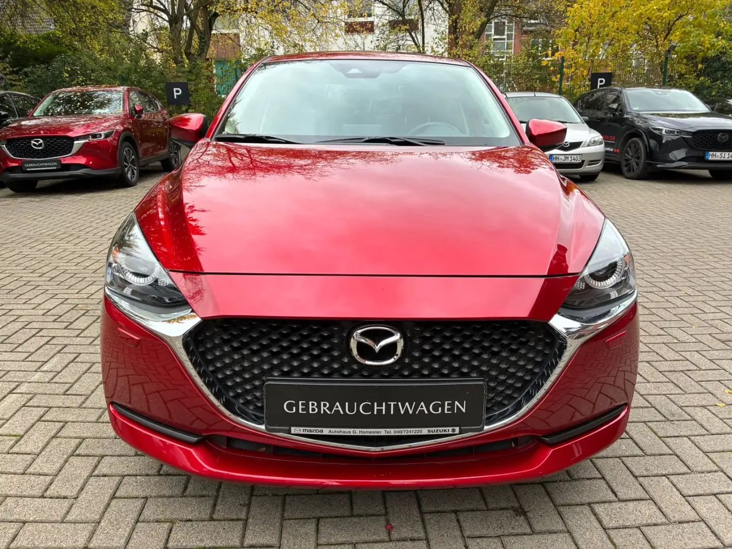 Mazda 2 Skyactiv-G 90 AT Exclusive-Line Tou-P Navi Rojo - 2
