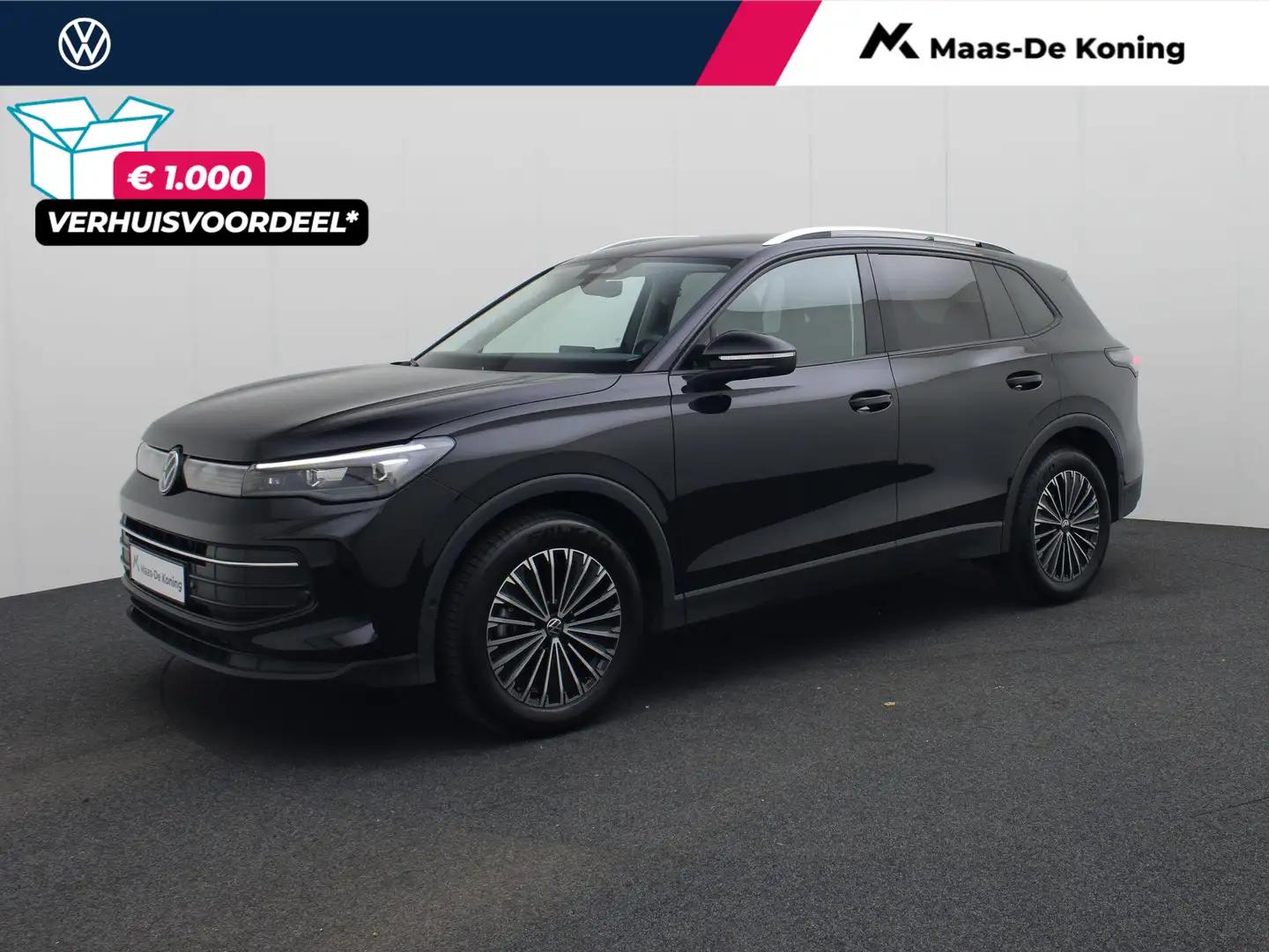 Volkswagen Tiguan 1.5eTSI/130PK Life DSG · Navigatie · Camera + Park Zwart - 1