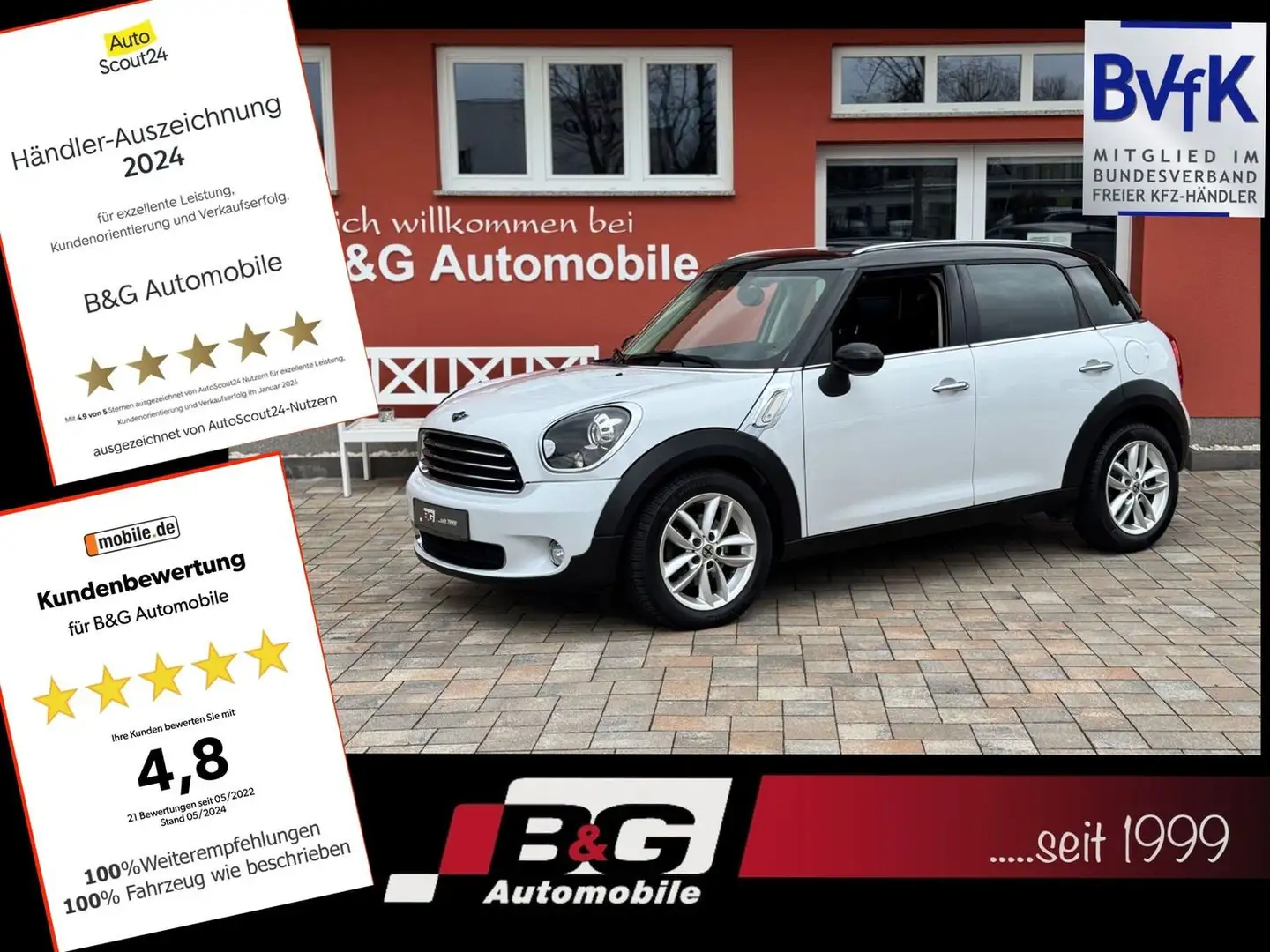 MINI Cooper Countryman Cooper*2.Hd*Scheckheftgepflegt* Blanc - 1