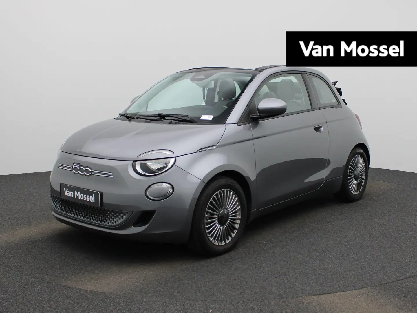 Fiat 500C 500e 42 kWh Icon AUTOMAAT | NAVIGATIE | LMV | PDC Gris - 1
