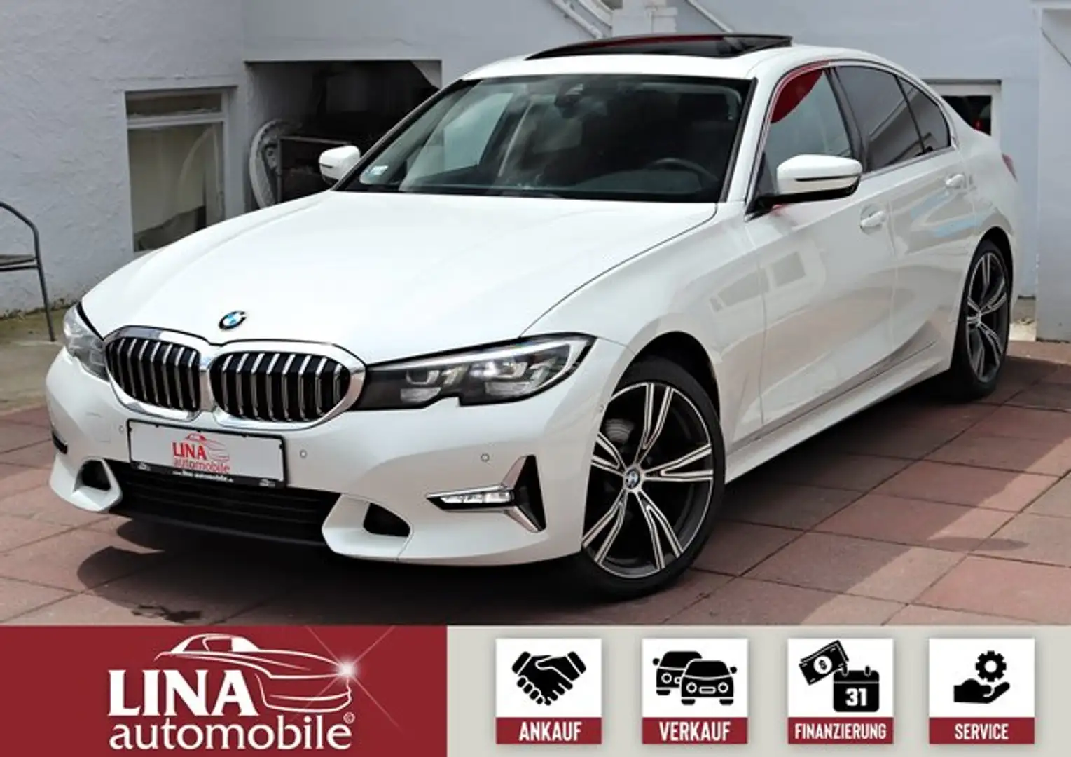BMW 320 d xDrive Luxury Line StandHzg*Kamera*el.SD* Blanc - 1