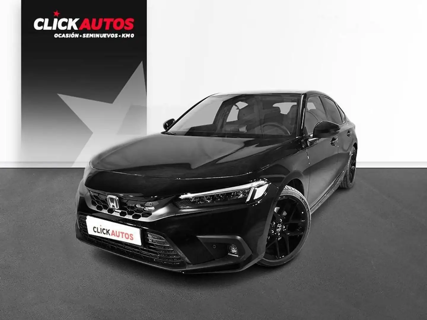 Honda Civic 2.0 I-MMD 184CV Sport CVT Hybrid Negro - 1