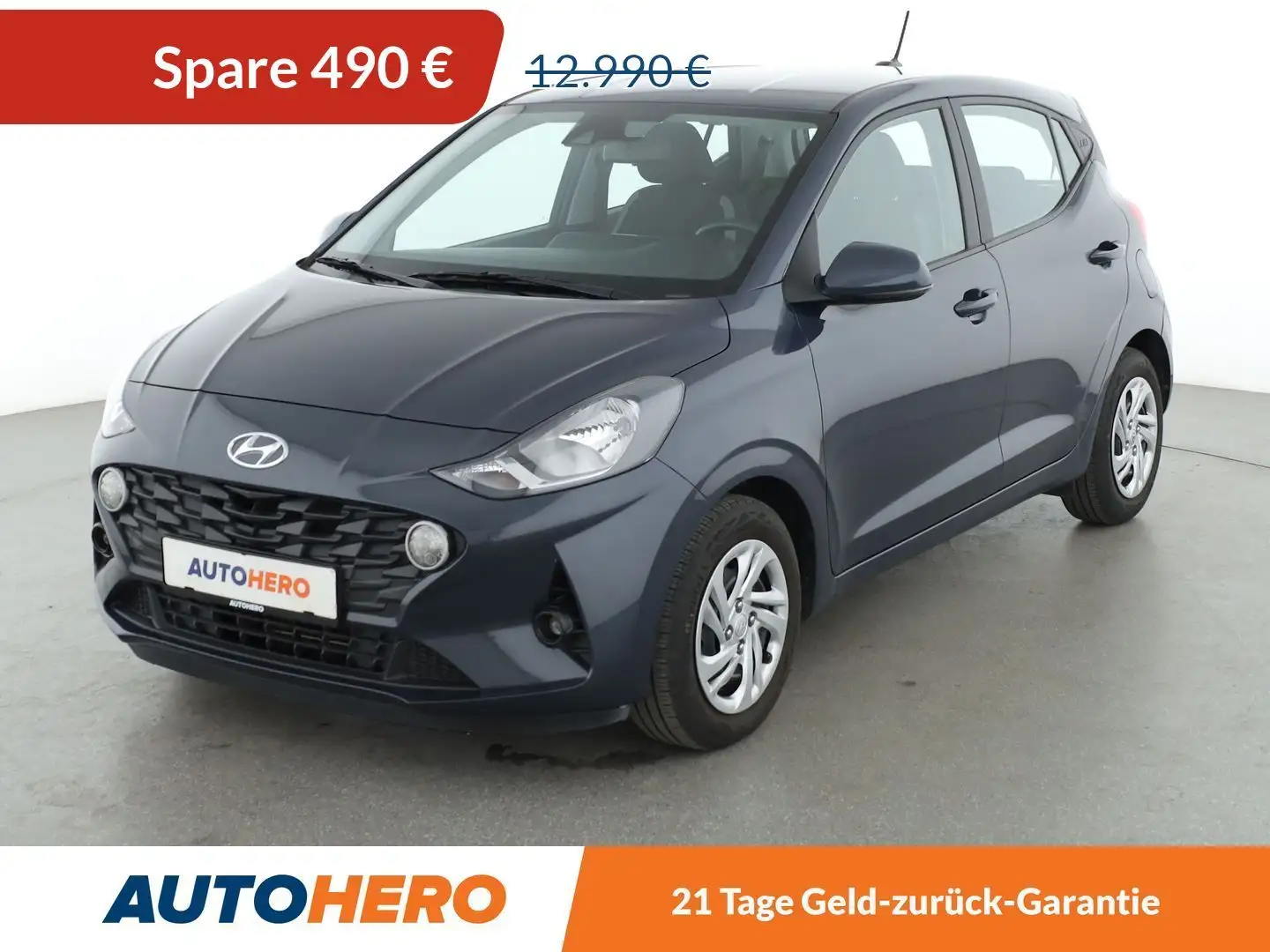 Hyundai i10 1.2 Trend*NAVI*TEMPO*CAM*SHZ*KLIMA*GARANTIE* Grau - 1
