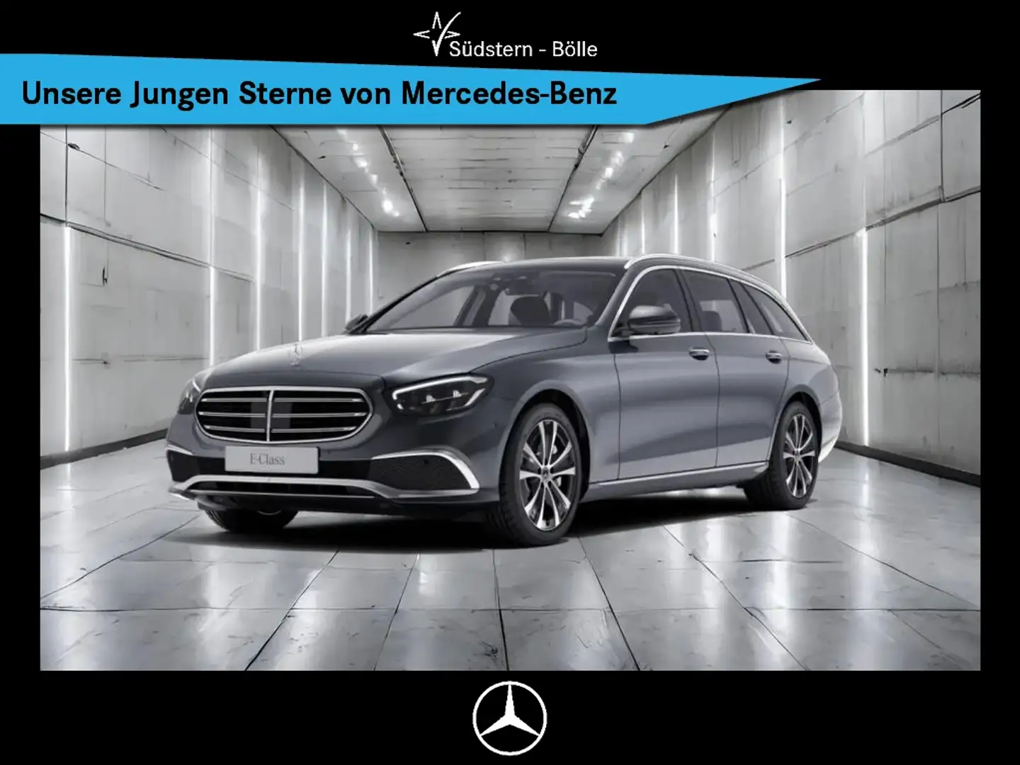 Mercedes-Benz E 300 de T EXCLUSIVE+AHK+DISTR.+PANO+MEM.+BURM.+ Grau - 1
