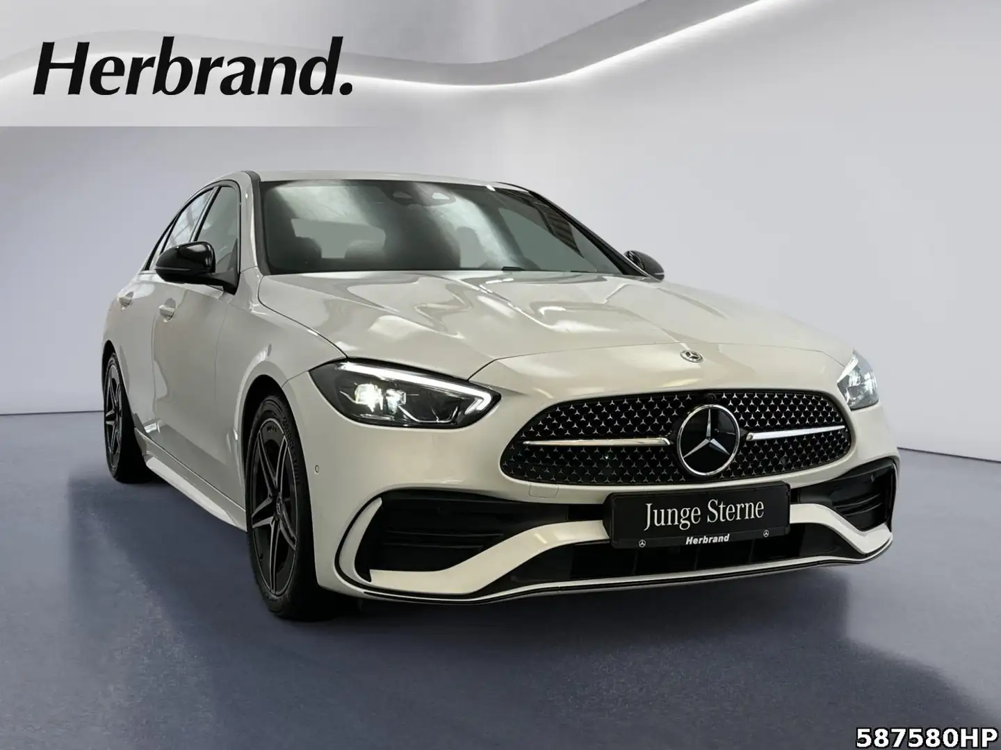 Mercedes-Benz C 300 d AMG  Night AHK Alarmanlage Ambiente LED. Blanc - 2
