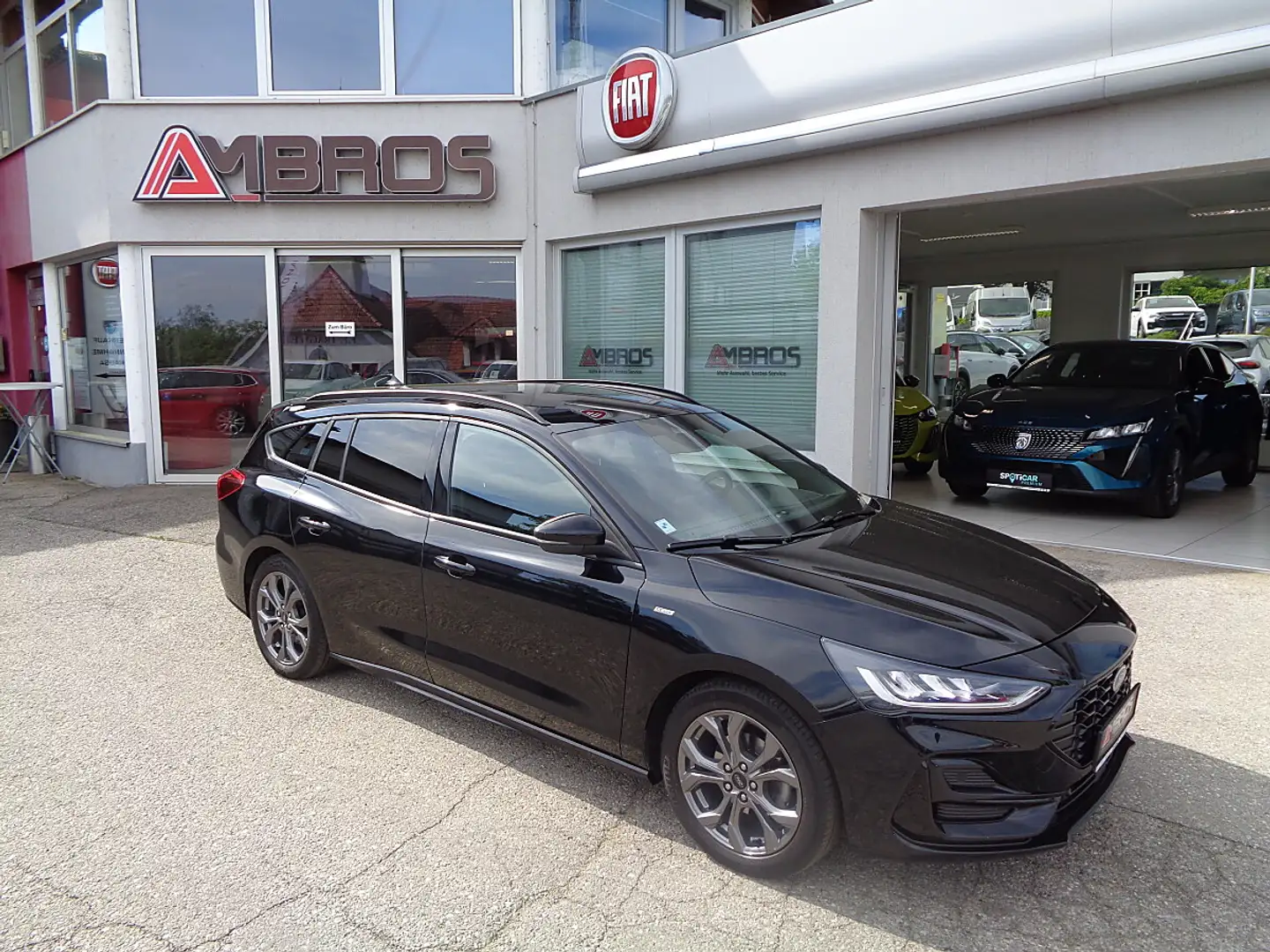 Ford Focus Turnier 1,0 EcoBoost Hybrid ST-Line Style - KAM... Schwarz - 1