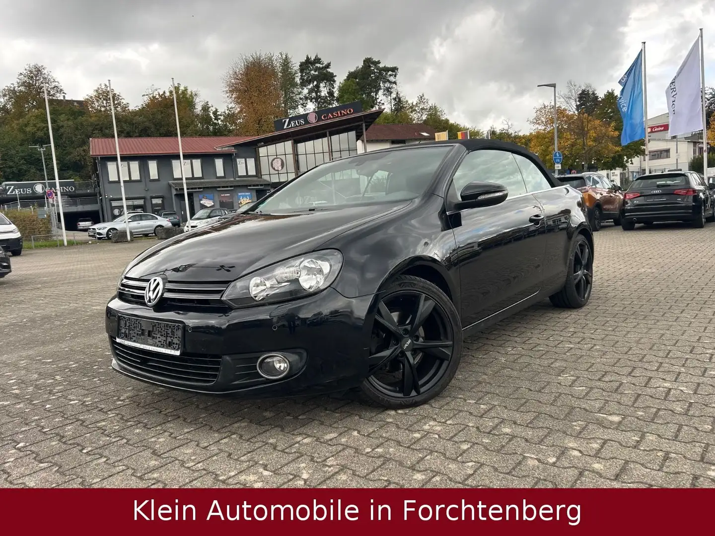 Volkswagen Golf VI Cabriolet Navi Klimatronic SHZ LM-18" Noir - 1