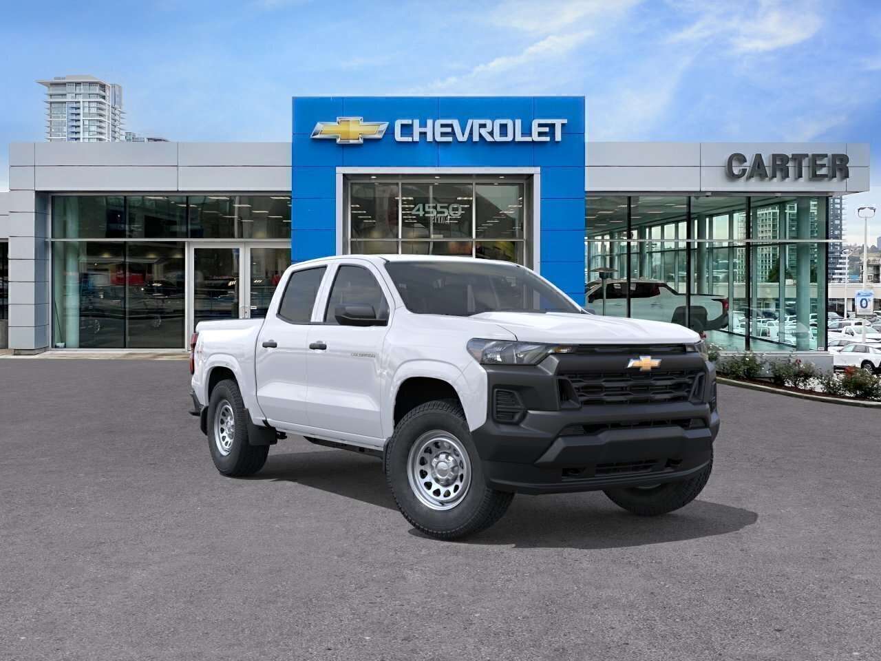 White 2026 Chevrolet Colorado Pickup Truck Four-Wheel Drive 8-Speed Automatic
