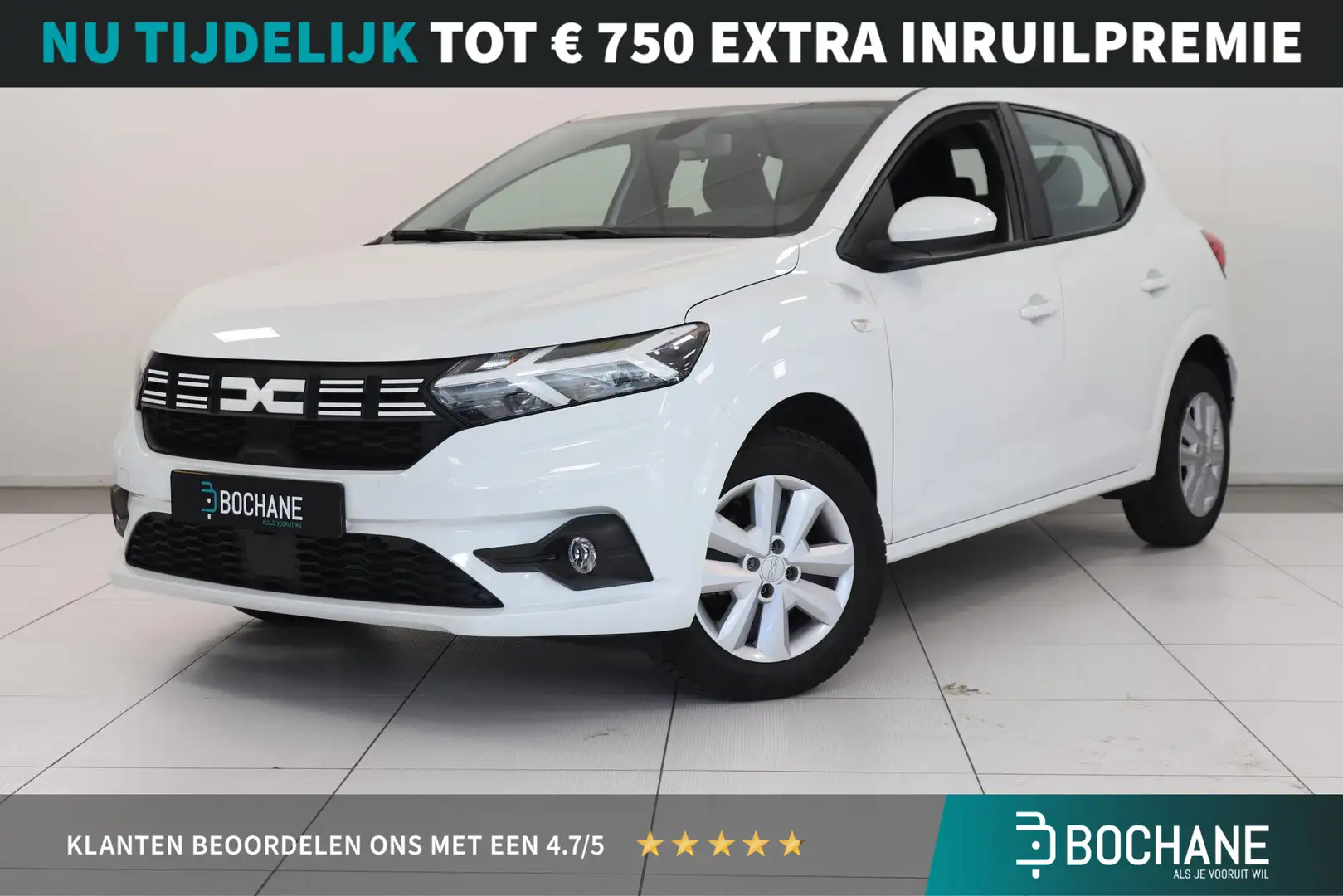 Dacia Sandero 1.0 TCe 90 Expression | Airco | Parkeersensor | Ap Blanc - 1