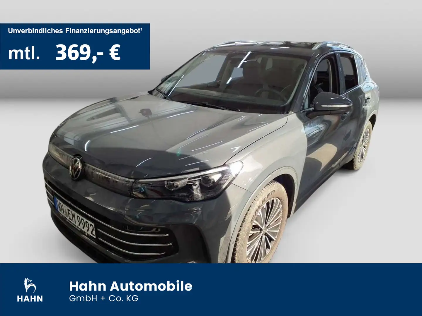 Volkswagen Tiguan 2.0TDI DSG Elegance AHK Cam HuD LED+ Navi Grau - 1