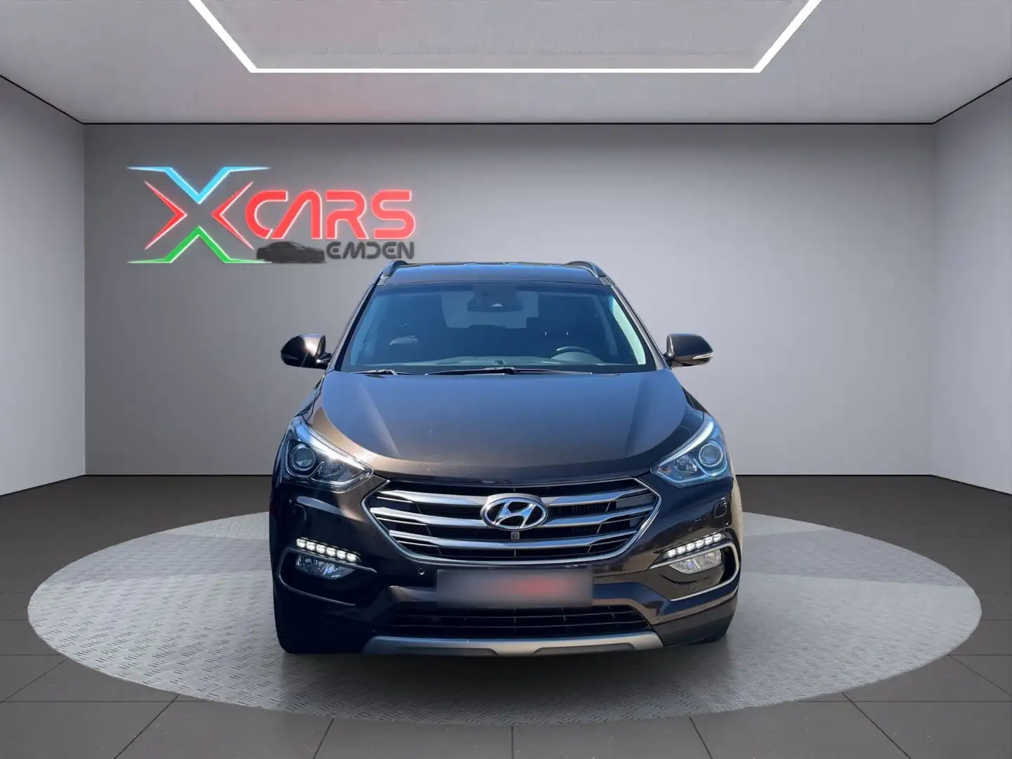 Hyundai SANTA FE 2.2 CRDI blue Premium 4WD/AHK/Leder Bruin - 2