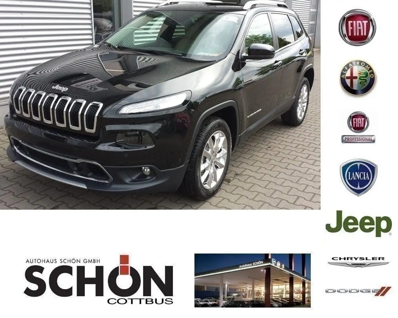 Jeep Cherokee Limited 4WD - AT Schwarz - 1