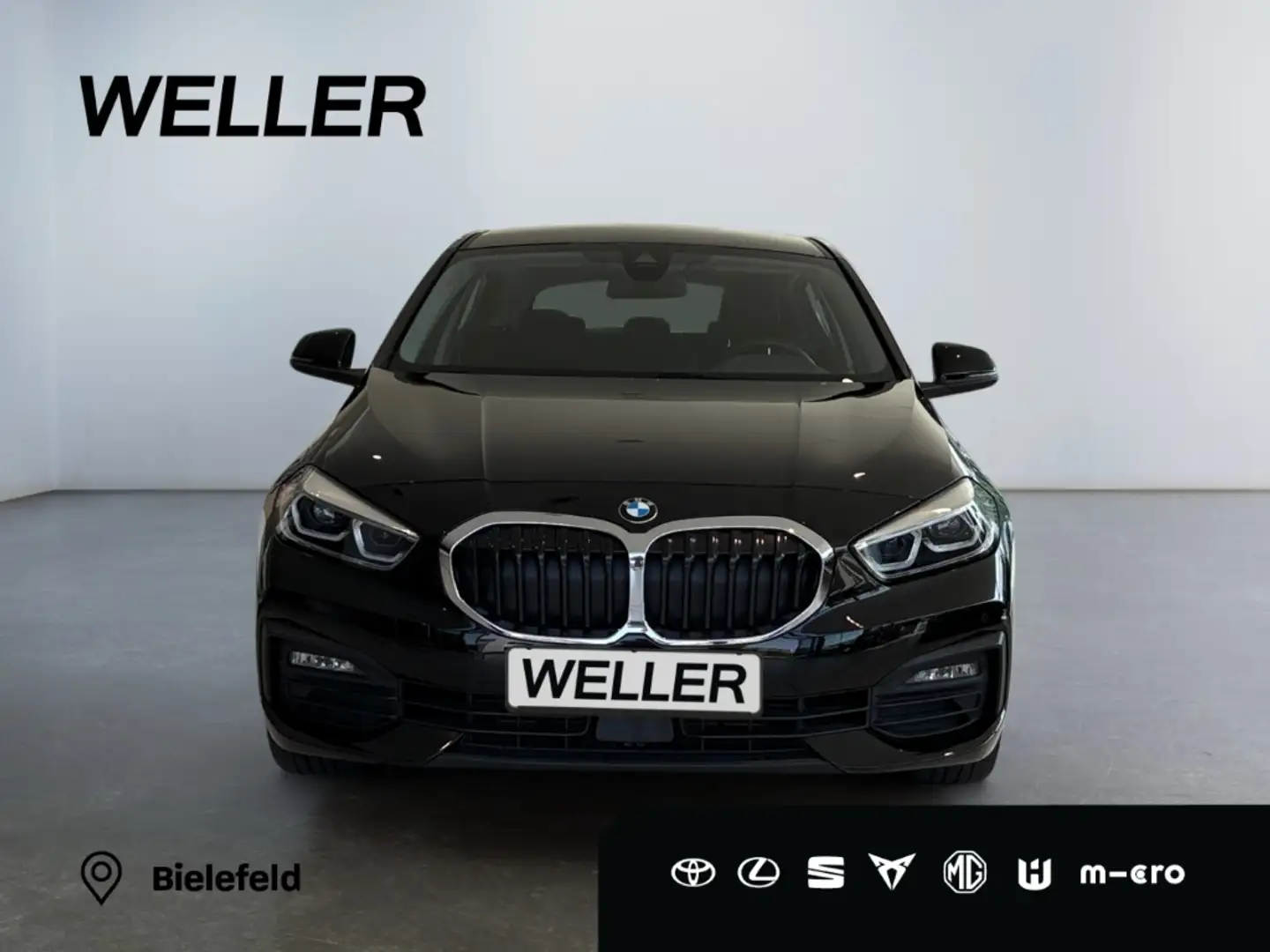 BMW 118 d Advantage *LED*Live CP*CarPlay*PDC v+h*DAB* Schwarz - 2