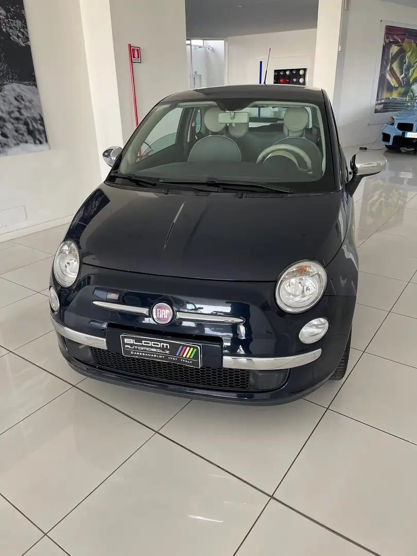 Fiat 500 500 1.2 Lounge 69cv Blauw - 1
