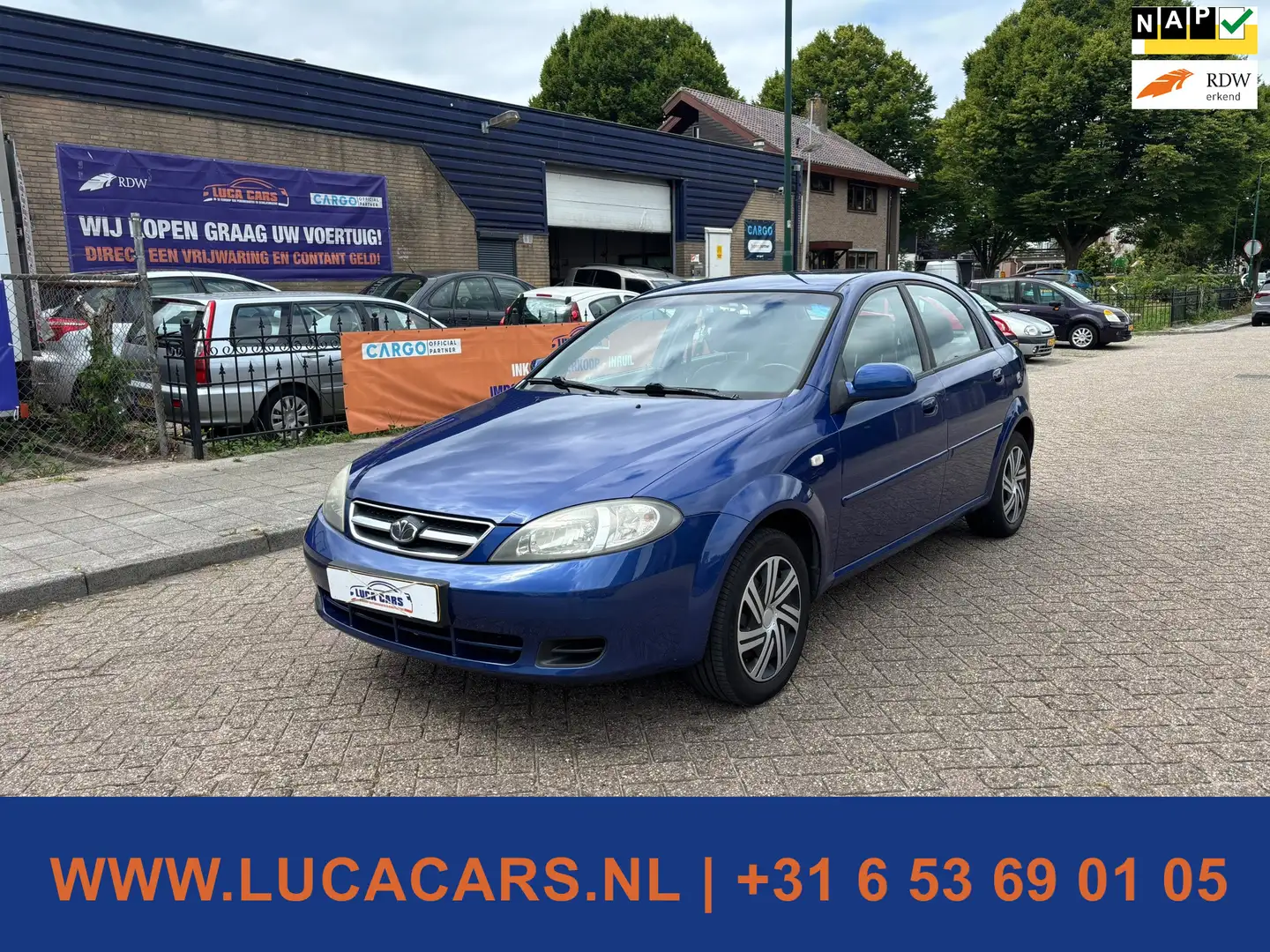 Daewoo Lacetti 1.4-16V Style NIEUWE APK! AIRCO! Blau - 1